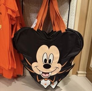 DisneyParks Halloween Vampire Mickey Mouse Tote Bag 2025 NWT